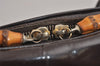 Authentic GUCCI Vintage Bamboo Shoulder Hand Bag Purse Leather Brown Junk 4666J