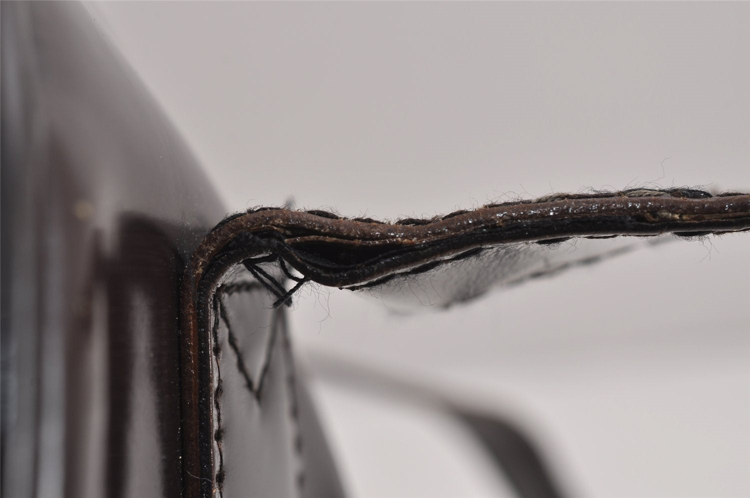 Authentic GUCCI Vintage Bamboo Shoulder Hand Bag Purse Leather Brown Junk 4666J