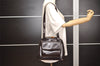 Authentic GUCCI Vintage Bamboo Shoulder Hand Bag Purse Leather Brown Junk 4666J