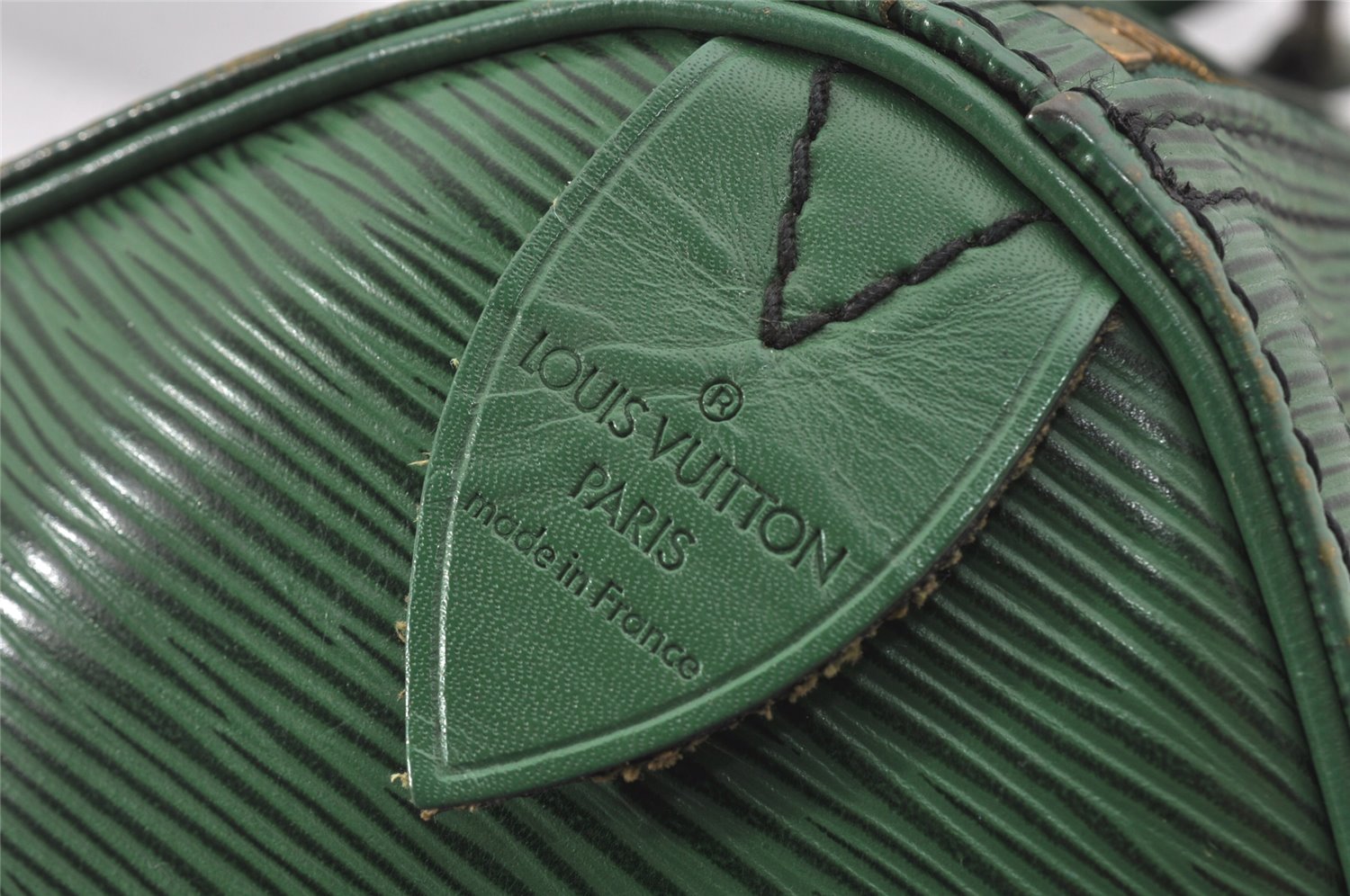 Authentic Louis Vuitton Epi Speedy 25 Hand Boston Bag Green M43014 LV 4666K