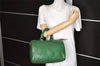 Authentic Louis Vuitton Epi Speedy 25 Hand Boston Bag Green M43014 LV 4666K