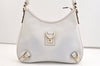 Authentic GUCCI Vintage Abbey Shoulder Hand Bag Purse Leather 130738 White 4667J