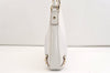 Authentic GUCCI Vintage Abbey Shoulder Hand Bag Purse Leather 130738 White 4667J
