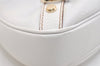 Authentic GUCCI Vintage Abbey Shoulder Hand Bag Purse Leather 130738 White 4667J