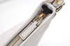 Authentic GUCCI Vintage Abbey Shoulder Hand Bag Purse Leather 130738 White 4667J