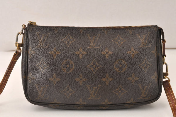 Authentic Louis Vuitton Monogram Pochette Accessoires Shoulder Cross Pouch 4667K