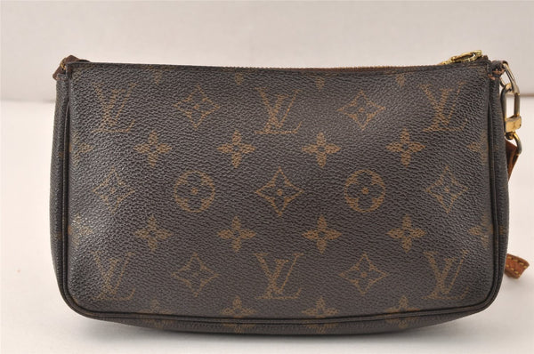 Authentic Louis Vuitton Monogram Pochette Accessoires Shoulder Cross Pouch 4667K