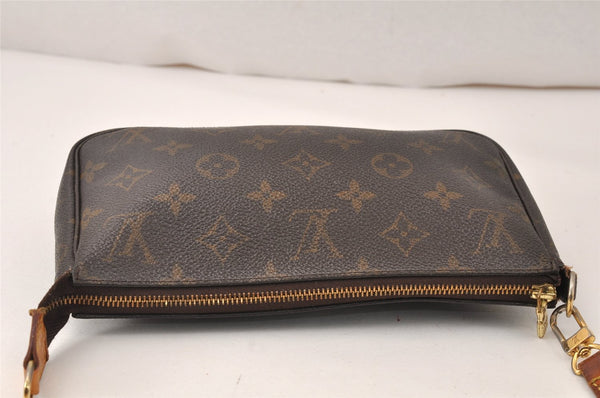 Authentic Louis Vuitton Monogram Pochette Accessoires Shoulder Cross Pouch 4667K
