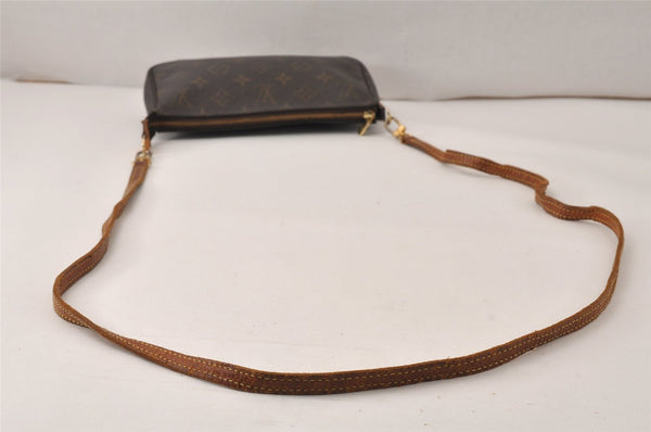 Authentic Louis Vuitton Monogram Pochette Accessoires Shoulder Cross Pouch 4667K