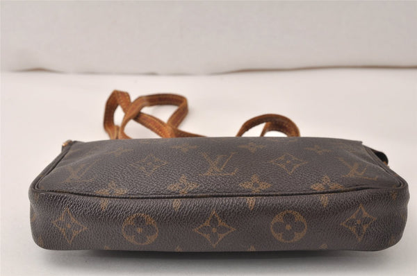 Authentic Louis Vuitton Monogram Pochette Accessoires Shoulder Cross Pouch 4667K