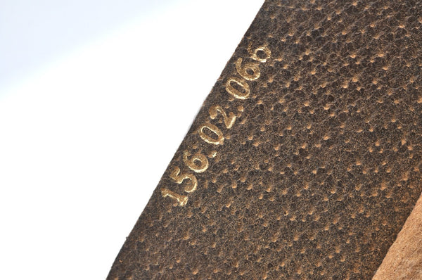 Authentic GUCCI Web Sherry Line Shoulder Cross Bag GG PVC Leather Brown 4668H