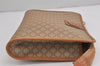 Authentic CELINE Macadam Blason Pattern Clutch Hand Bag PVC Leather Beige 4668J