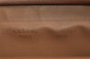 Authentic CELINE Macadam Blason Pattern Clutch Hand Bag PVC Leather Beige 4668J