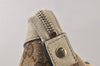 Authentic GUCCI Abbey Shoulder Tote Bag GG Canvas Leather 141470 Brown 4668K