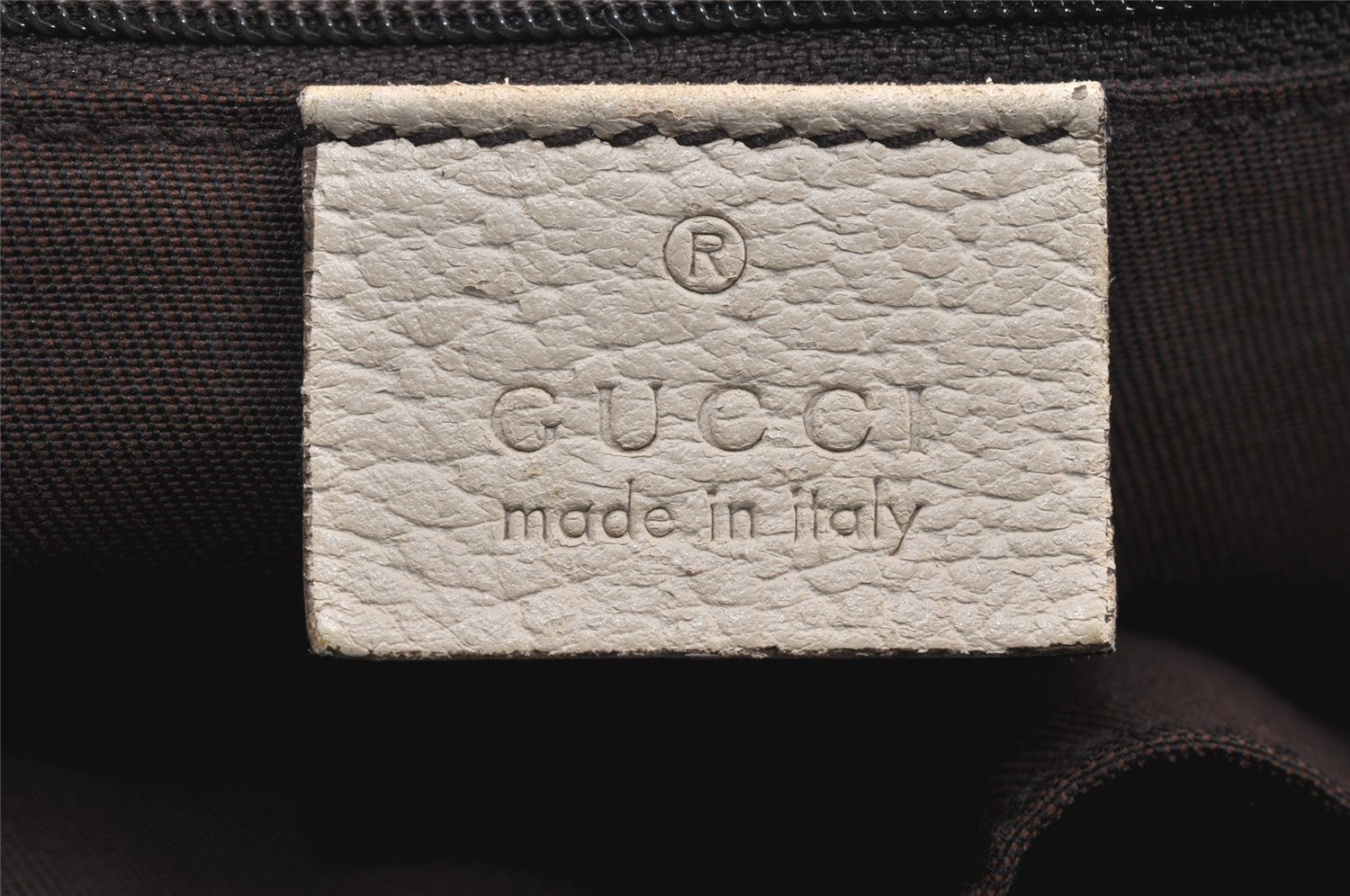 Authentic GUCCI Abbey Shoulder Tote Bag GG Canvas Leather 141470 Brown 4668K