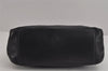 Authentic PRADA Leather Nappa Plastic Shoulder Hand Bag Purse Black 4669J