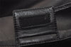 Authentic PRADA Leather Nappa Plastic Shoulder Hand Bag Purse Black 4669J