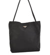 Authentic PRADA Vintage Nylon Tessuto Shoulder Tote Bag Black 4670J