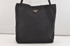 Authentic PRADA Vintage Nylon Tessuto Shoulder Tote Bag Black 4670J