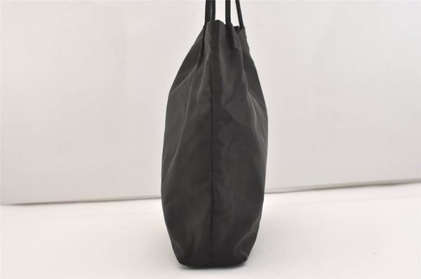 Authentic PRADA Vintage Nylon Tessuto Shoulder Tote Bag Black 4670J