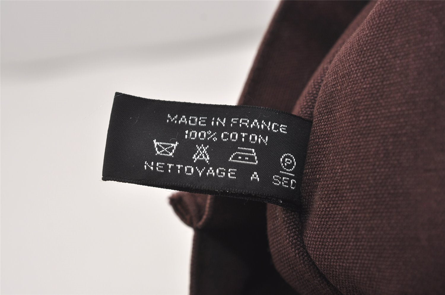 Authentic HERMES Vintage Fourre Tout MM Hand Tote Bag Canvas Wine Red 4671J