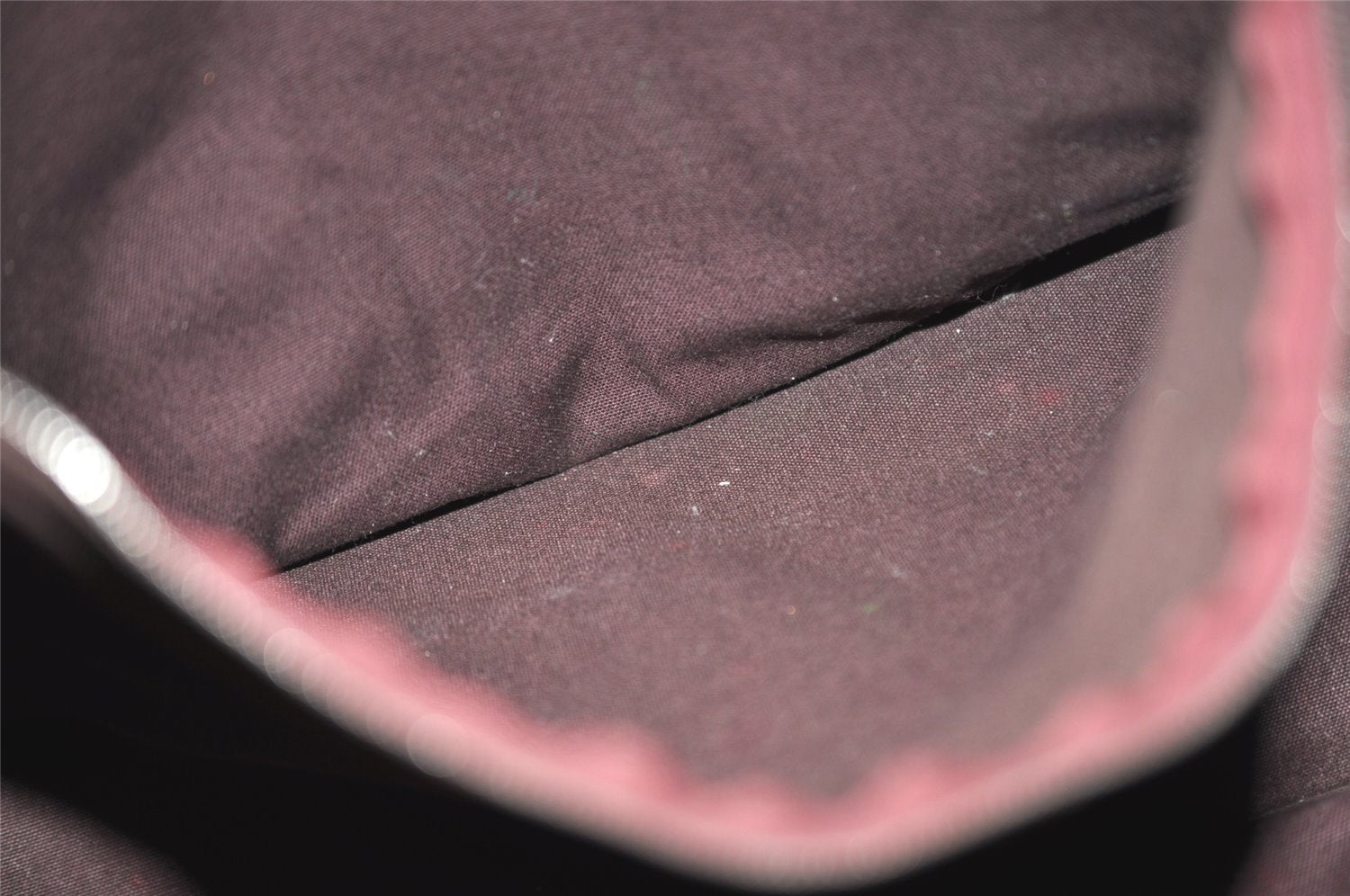 Authentic HERMES Vintage Fourre Tout MM Hand Tote Bag Canvas Wine Red 4671J