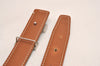 Authentic HERMES Mini Constance Leather Belt Size 65cm 25.6" Black Brown 4672J