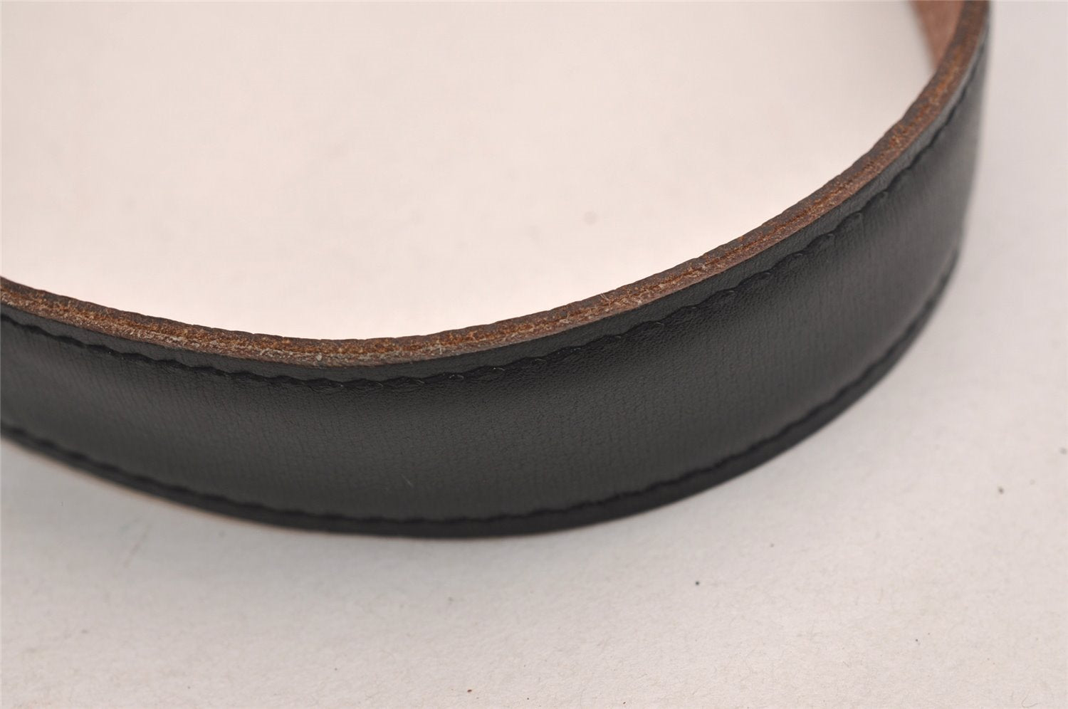 Authentic HERMES Mini Constance Leather Belt Size 65cm 25.6