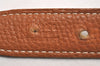 Authentic HERMES Mini Constance Leather Belt Size 65cm 25.6" Black Brown 4672J