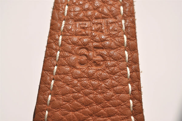 Authentic HERMES Mini Constance Leather Belt Size 65cm 25.6" Black Brown 4672J