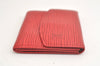 Authentic Louis Vuitton Epi Porte Monnaie Simple Coin Purse Red M63417 LV 4672K