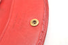 Authentic Louis Vuitton Epi Porte Monnaie Simple Coin Purse Red M63417 LV 4672K