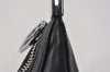 Authentic GUCCI Vintage Shoulder Bag Purse Leather 0013811 Black 4673I