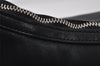 Authentic GUCCI Vintage Shoulder Bag Purse Leather 0013811 Black 4673I