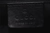 Authentic GUCCI Vintage Shoulder Bag Purse Leather 0013811 Black 4673I