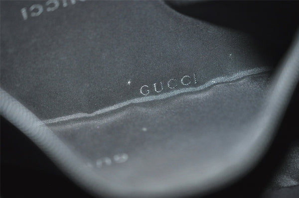 Authentic GUCCI Vintage Shoulder Bag Purse Leather 0013811 Black 4673I