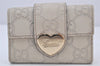 Authentic GUCCI Guccissima Wallet Card Case Key Case Purse GG Leather 5Set 4673K