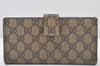 Authentic GUCCI Guccissima Wallet Card Case Key Case Purse GG Leather 5Set 4673K