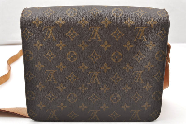 Authentic Louis Vuitton Monogram Cartouchiere GM M51252 Shoulder Cross Bag 4674K