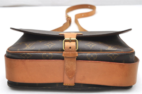 Authentic Louis Vuitton Monogram Cartouchiere GM M51252 Shoulder Cross Bag 4674K
