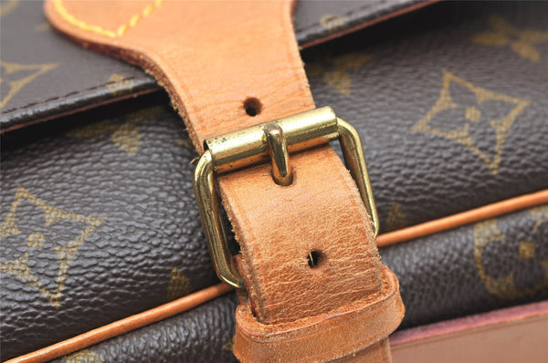 Authentic Louis Vuitton Monogram Cartouchiere GM M51252 Shoulder Cross Bag 4674K