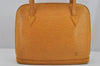 Authentic Louis Vuitton Epi Lussac Shoulder Tote Bag Yellow M52289 LV 4675J