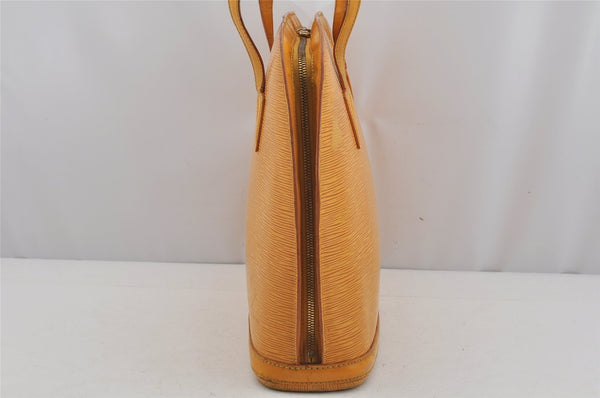 Authentic Louis Vuitton Epi Lussac Shoulder Tote Bag Yellow M52289 LV 4675J