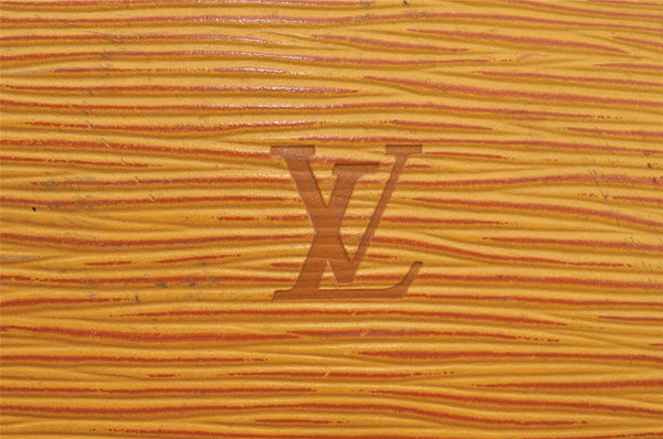 Authentic Louis Vuitton Epi Lussac Shoulder Tote Bag Yellow M52289 LV 4675J