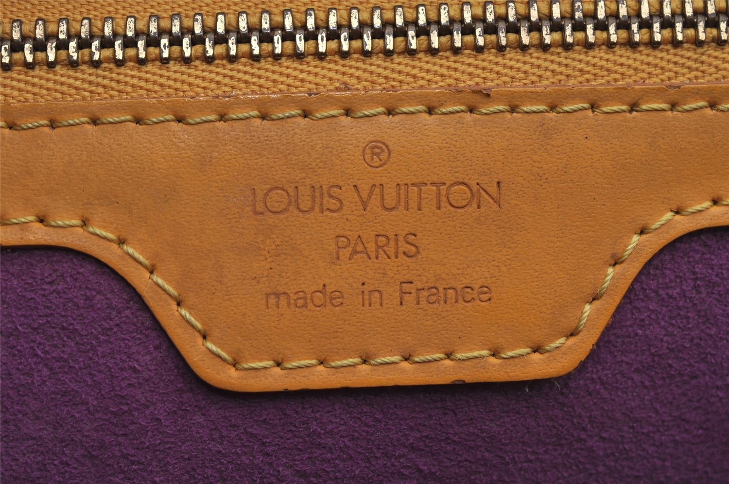 Authentic Louis Vuitton Epi Lussac Shoulder Tote Bag Yellow M52289 LV 4675J