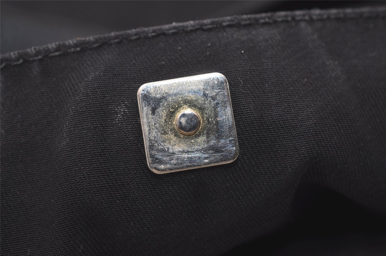 Authentic GUCCI Abbey Shoulder Tote Bag GG Canvas Leather 141472 Black 4676I