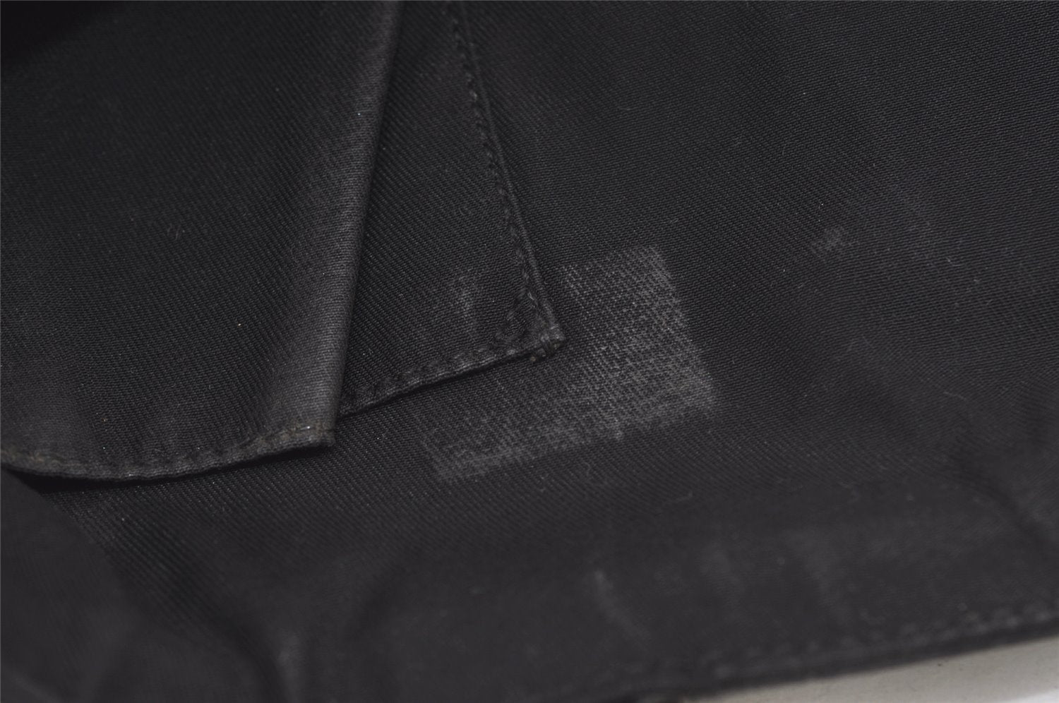 Authentic GUCCI Abbey Shoulder Tote Bag GG Canvas Leather 141472 Black 4676I