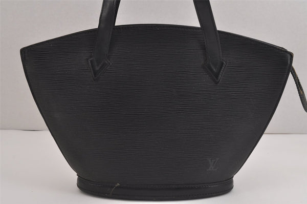 Authentic Louis Vuitton Epi Saint Jacques Hand Bag Black M52272 LV 4676J