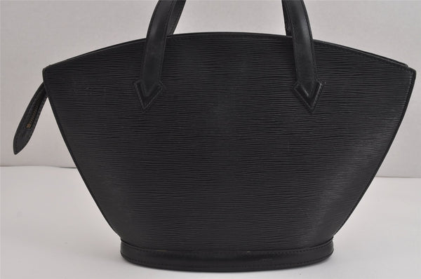 Authentic Louis Vuitton Epi Saint Jacques Hand Bag Black M52272 LV 4676J