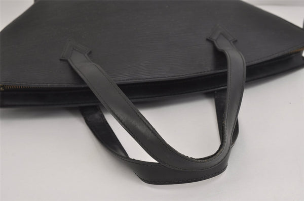 Authentic Louis Vuitton Epi Saint Jacques Hand Bag Black M52272 LV 4676J